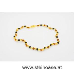 Kette Bernstein Bunt 42cm